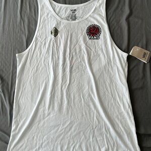 Vans Classic White Tank with Logo